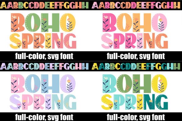 Boho Spring Bundle Font - Featured Image