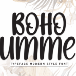Boho Summer Font - Featured Image