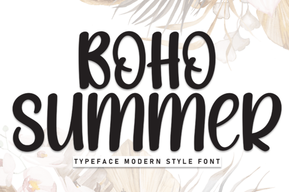 Boho Summer Font - Featured Image