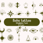 Boho Tattoo Font - Featured Image