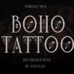 Boho Tattoo Font - Featured Image