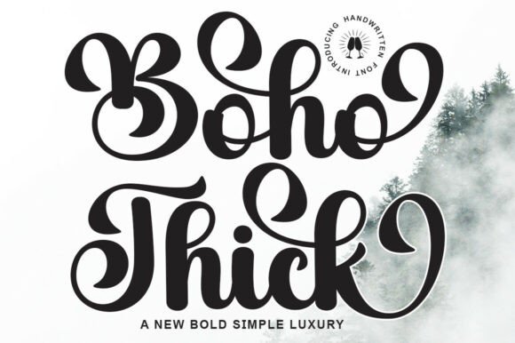Boho Thick Font - Featured Image