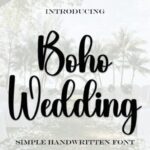 Boho Wedding Font - Featured Image