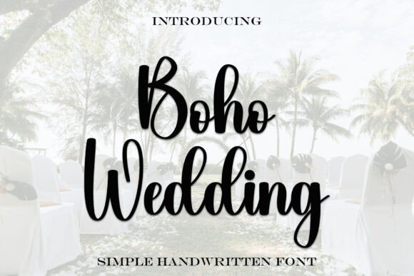 Boho Wedding Font - Featured Image