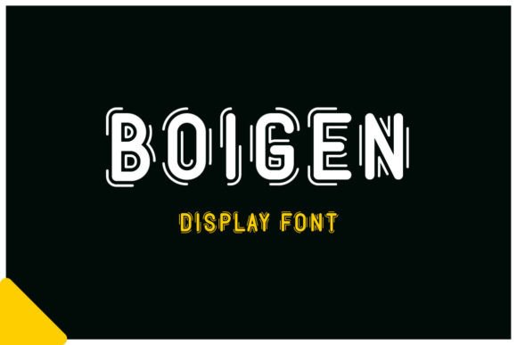 Boigen Font - Featured Image