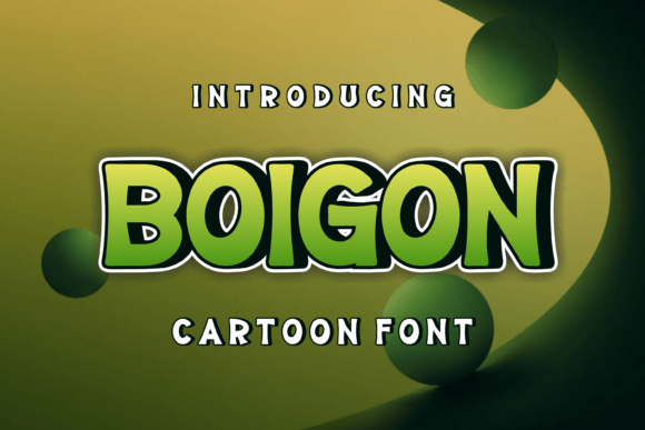 Boigon Font - Featured Image