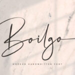Boilgo Font - Featured Image