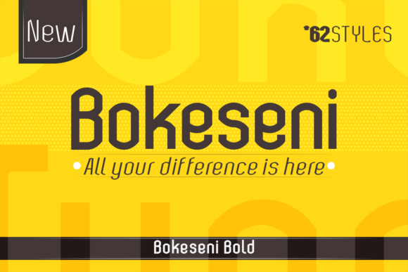 Bokeseni Bold Font - Featured Image