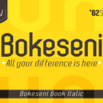 Bokeseni Book Italic Font - Featured Image