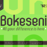 Bokeseni UltraBlack Expanded Font - Featured Image