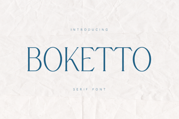 Boketto Font - Featured Image