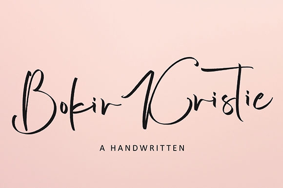 Bokir Kristie Font - Featured Image