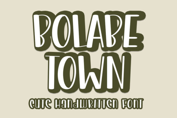 Bolabe Town Font - Featured Image