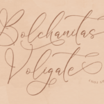Bolchanitas Voligate Font - Featured Image
