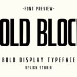 Bold Block Font - Featured Image