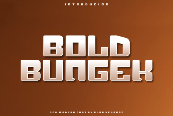 Bold Bungek Font - Featured Image