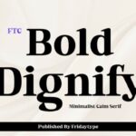 Bold Dignify Font - Featured Image