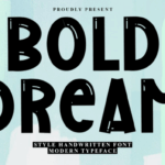 Bold Dream Font - Featured Image