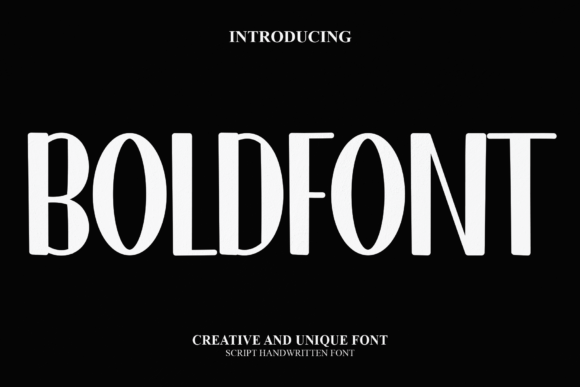 Bold Font - Featured Image