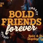 Bold Friends Forever Font - Featured Image