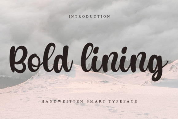 Bold Lining Font - Featured Image