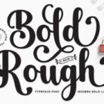 Bold Rough Font - Featured Image