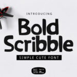 Bold Scribble Font - Featured Image