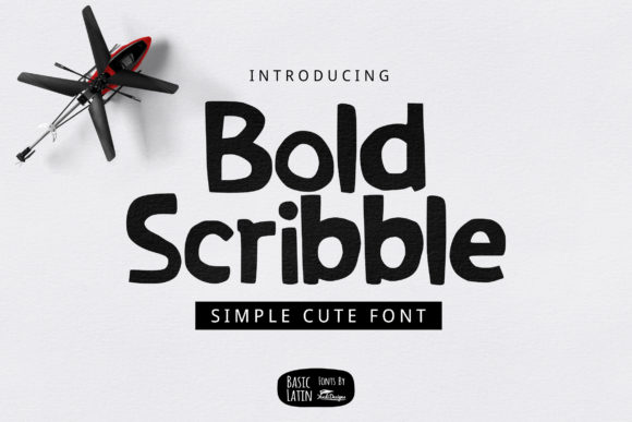 Bold Scribble Font - Featured Image