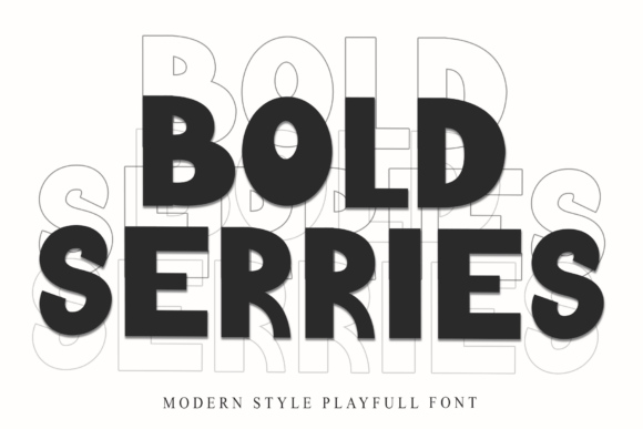 Bold Serries Font - Featured Image