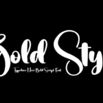 Bold Style Font - Featured Image