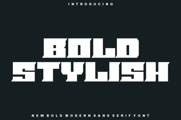 Bold Stylish Font - Featured Image