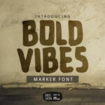 Bold Vibes Font - Featured Image