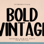 Bold Vintage Font - Featured Image