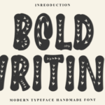 Bold Writing Font - Featured Image