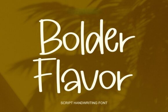 Bolder Flavor Font - Featured Image