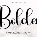 Bolder Font - Featured Image