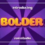 Bolder Font - Featured Image