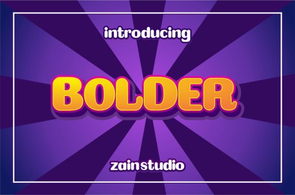 Bolder Font - Featured Image