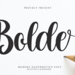 Bolder Font - Featured Image