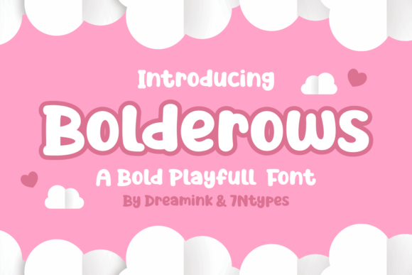 Bolderows Font - Featured Image