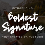 Boldest Signature Font - Featured Image