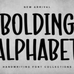 Bolding Alphabet Font - Featured Image