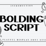 Bolding Script Font - Featured Image