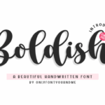 Boldish Font - Featured Image