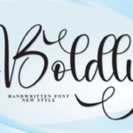 Boldly Font - Featured Image