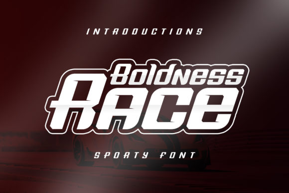 Boldness Race Font - Featured Image