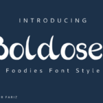Boldoser Font - Featured Image