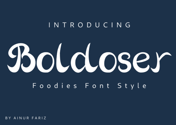 Boldoser Font - Featured Image