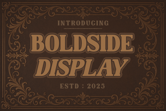 Boldside Display Font - Featured Image