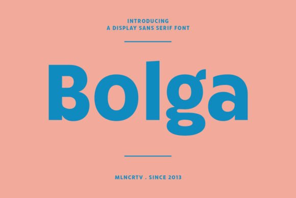 Bolga Font - Featured Image